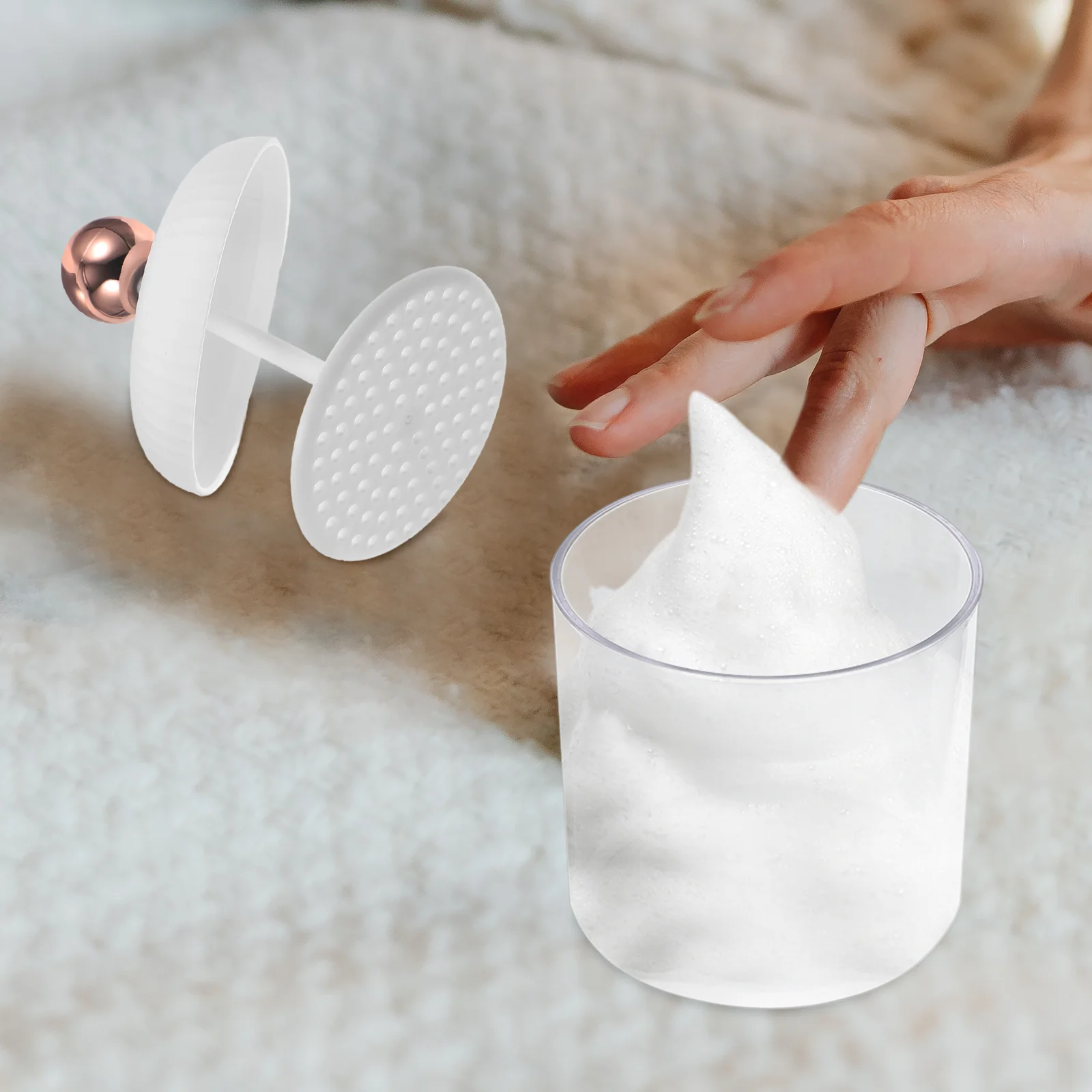 

Пенообразователь для умывания лица: легкий, компактный, для создания густой и мелкой пены, инструмент для ежедневного ухода за кожей