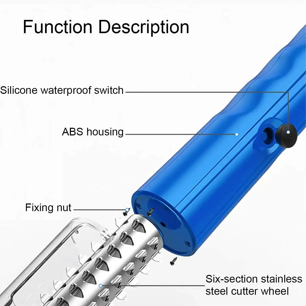 

Waterproof Portable Cordless Electric Fish Scaler 100V-240V Fish Scale Scraper Easy Fish Stripper Scale Remover Cleaning Tool