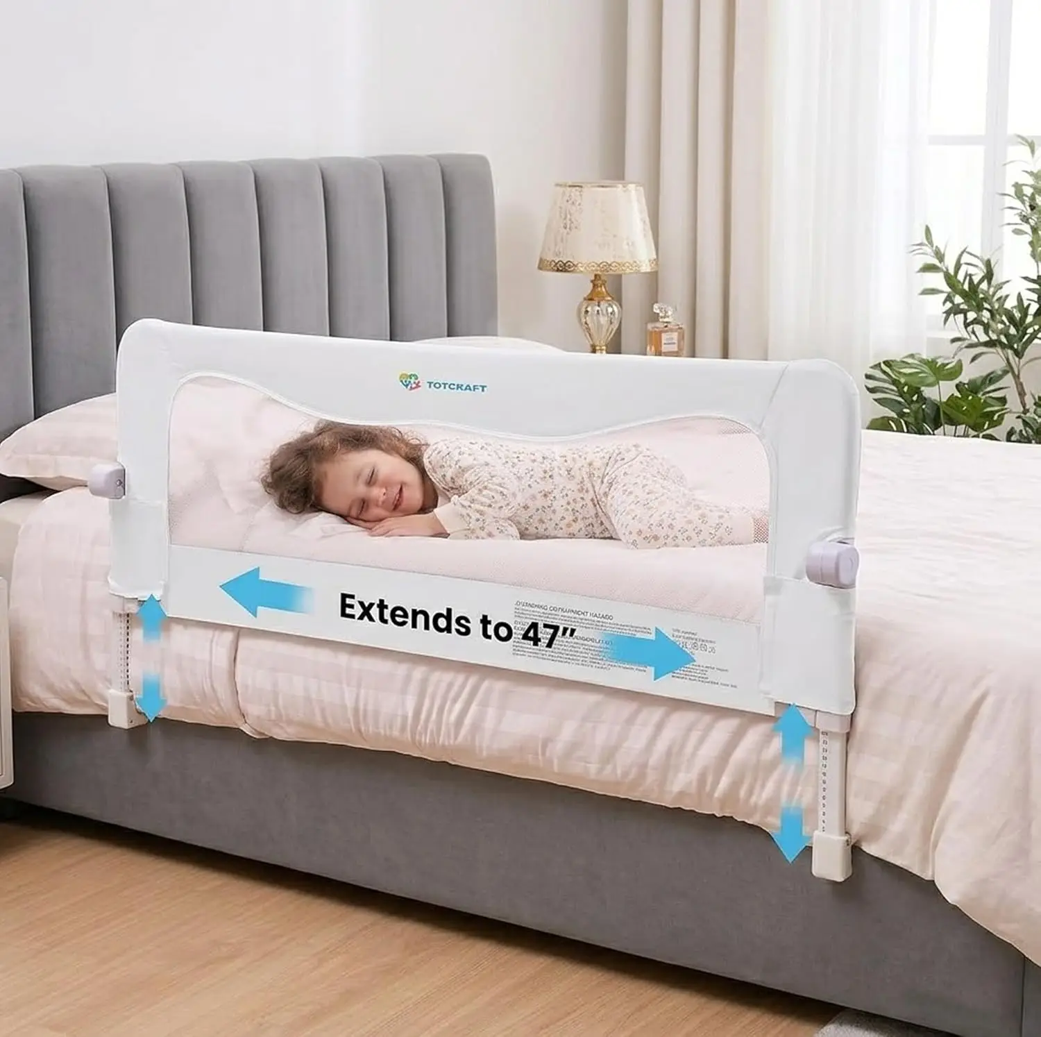 Adjustable Bed Rail for Toddlers, 35.5