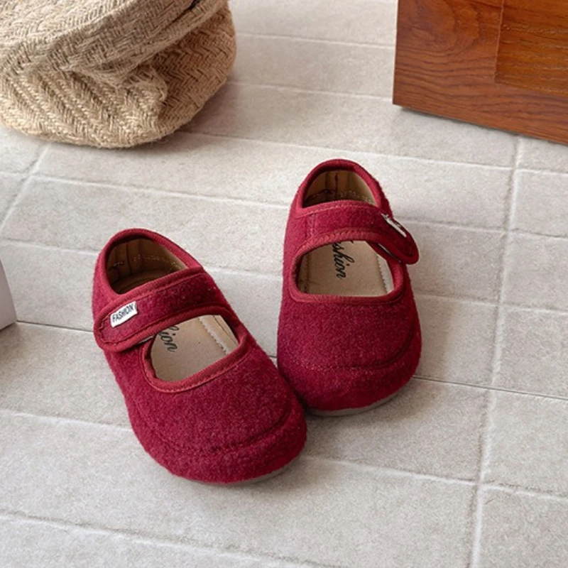 

2025 Children Leather Shoes for Girls Spring Autumn New Fashion Korean Style Soft Bottom Anti-slippery Versatile Princess Shoes