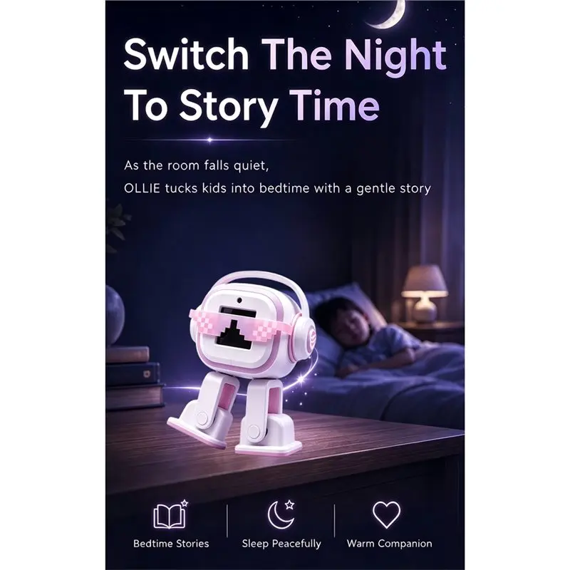 Voice Chat AI Companion Robot With Camera Touch Interaction Intelligent Emotion Perception Music Stories News Weather-Y44A