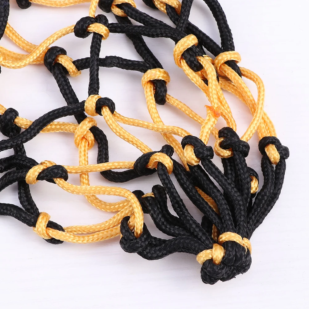 

6 pcs Mesh Bags for Sports Balls Nylon Soccer Carrier Drawstring Basketball Storage Pouch Durable Waterproof Thickened Straps