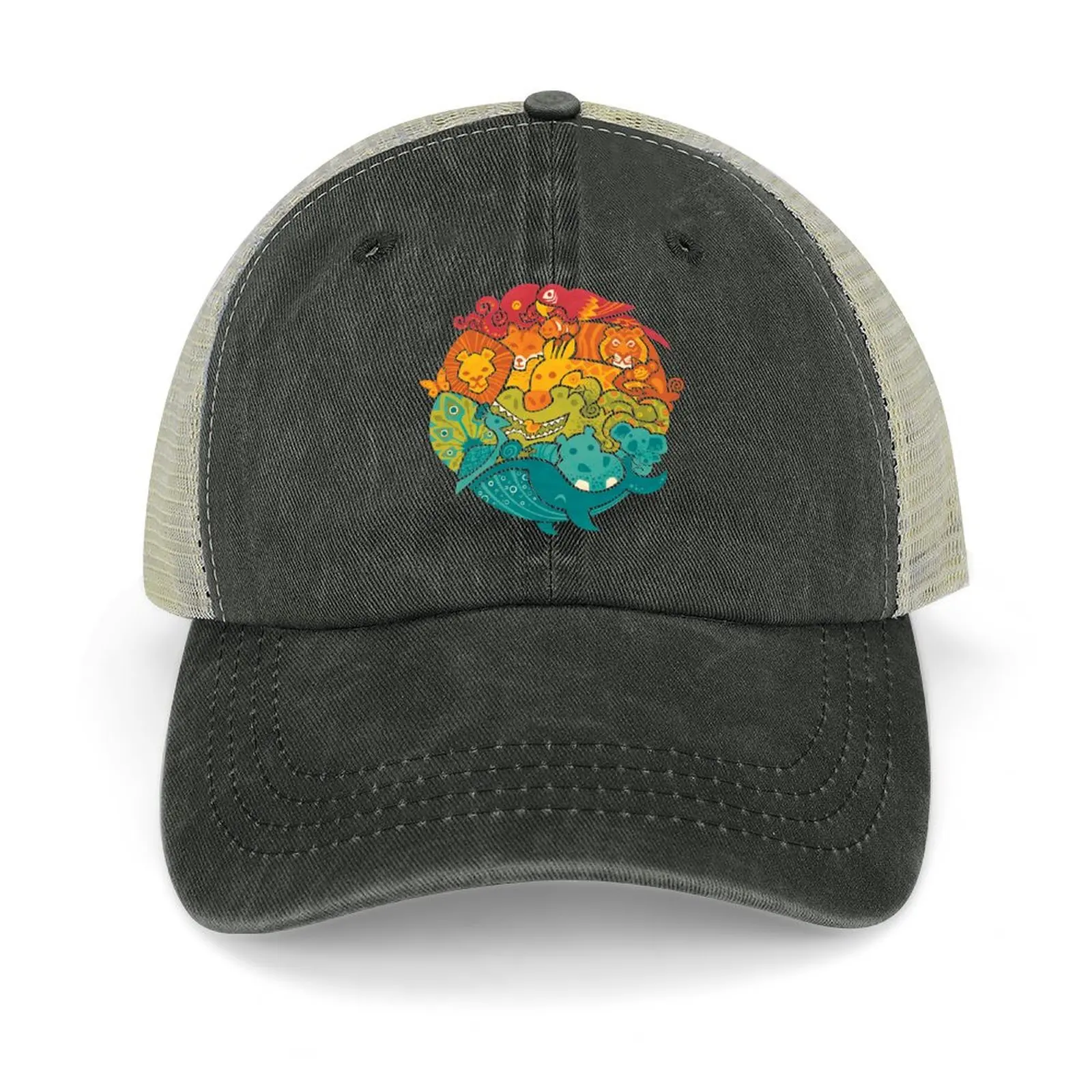 

Animal Rainbow : Green Baseball Cap Snapback Cap fishing caps man |-F-| Hat men Baseball Men Women's