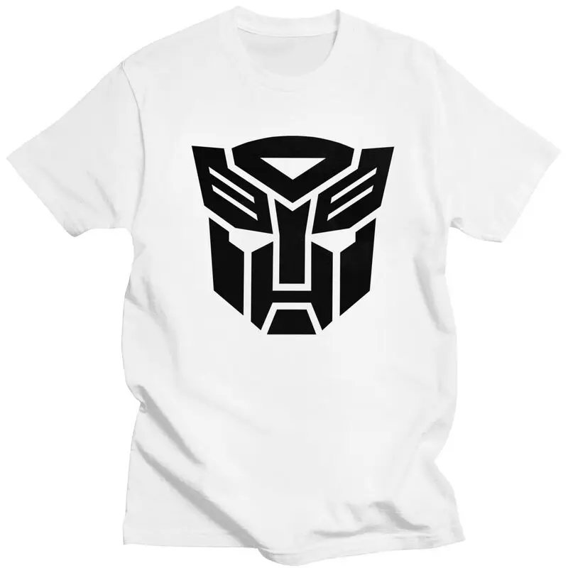 Custom Transformer Autobot T Shirt for Men Cotton Tees Tshirts Short Sleeved Urban T-shirt Clothes