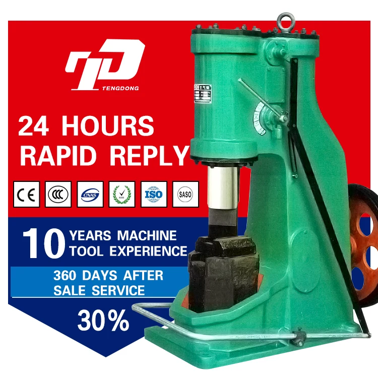 

High Quality C41 16KG-40KG Blacksmith Air Hammer Tools Best Price Metal Forging Air Chipping Hammer with New Motor