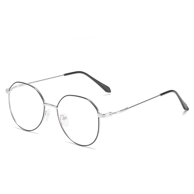 

Metal Round Anti Blue Light Glasses Women Men Classic Square Eyeglasses Frames Transparent Computer Glasses Oculos Feminino