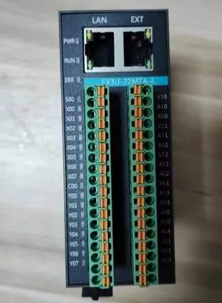 FX3U-22MTA-E Ethernet analog input voltage and current are acceptable 8DI 8DO Transistor 4AD 0-10V 0-20MA 2DA 0-10V 0-20MA