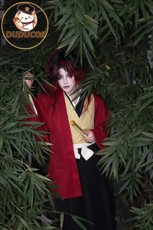 

Костюм для косплея DUDUSR Anime Kokushibo Tsugikuni Yoriichi: Хаори и брюки, для конвенций, Хэллоуина, Рождества, подарок