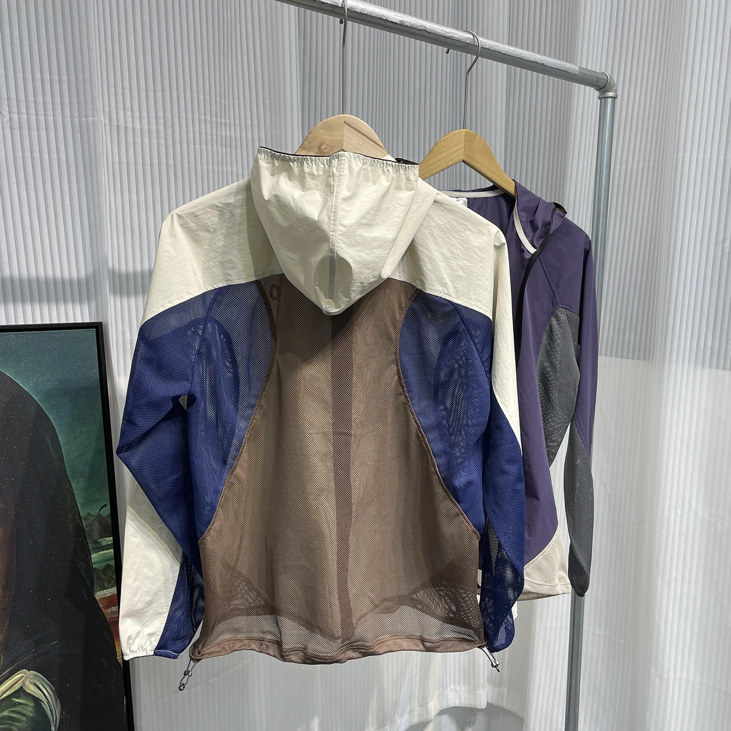 Летнее дышащее охлаждающее солнцезащитное пальто с капюшоном и застежкой-молнией на открытом воздухе, подходит для длинного свека с полным покрытием