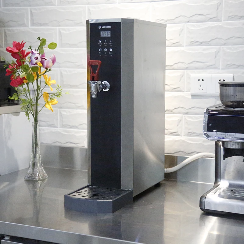 Electric 450 High Flow Hot Water Dispenser For Hotels Automatic System Stand Installation Stainless Steel Housing