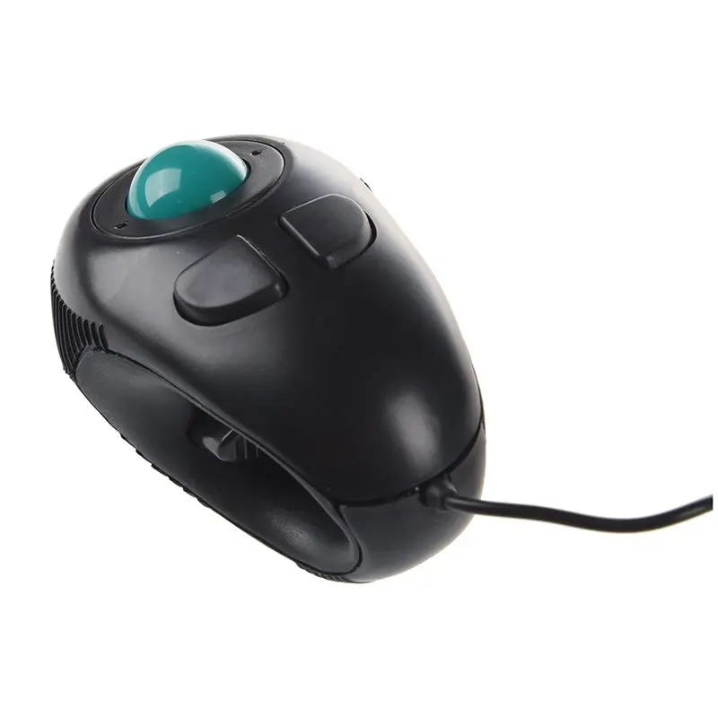 QWE-10X Portable Finger Hand Held 4D Usb Mini Trackball Mouse