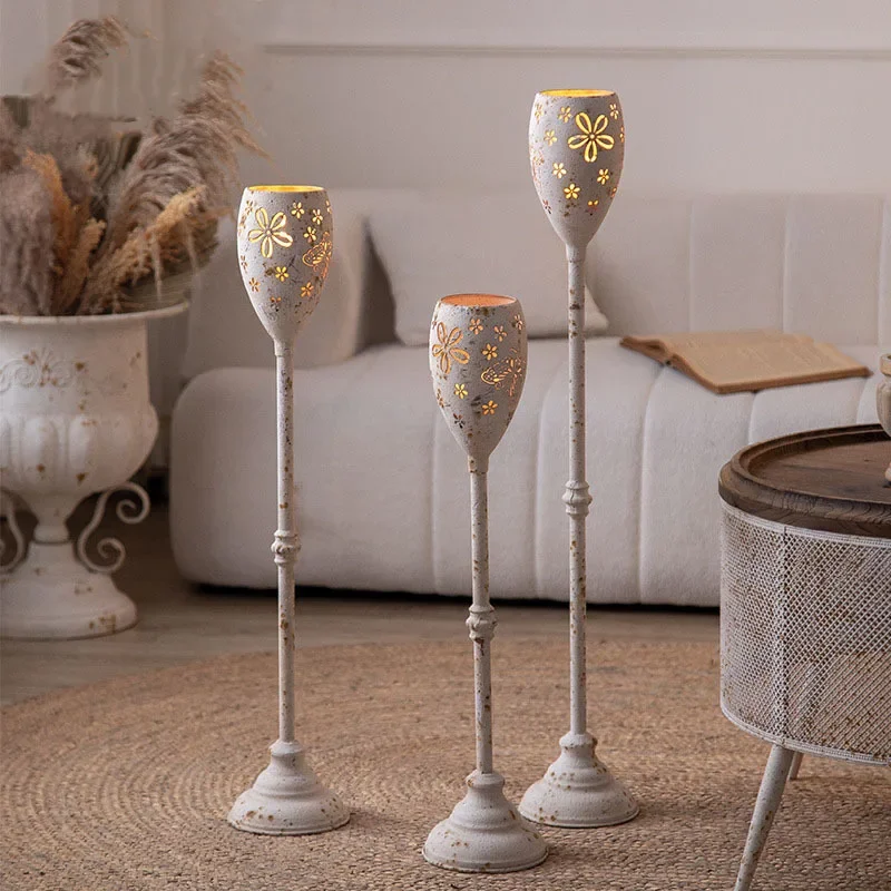 American Christmas Romantic Candle Holder