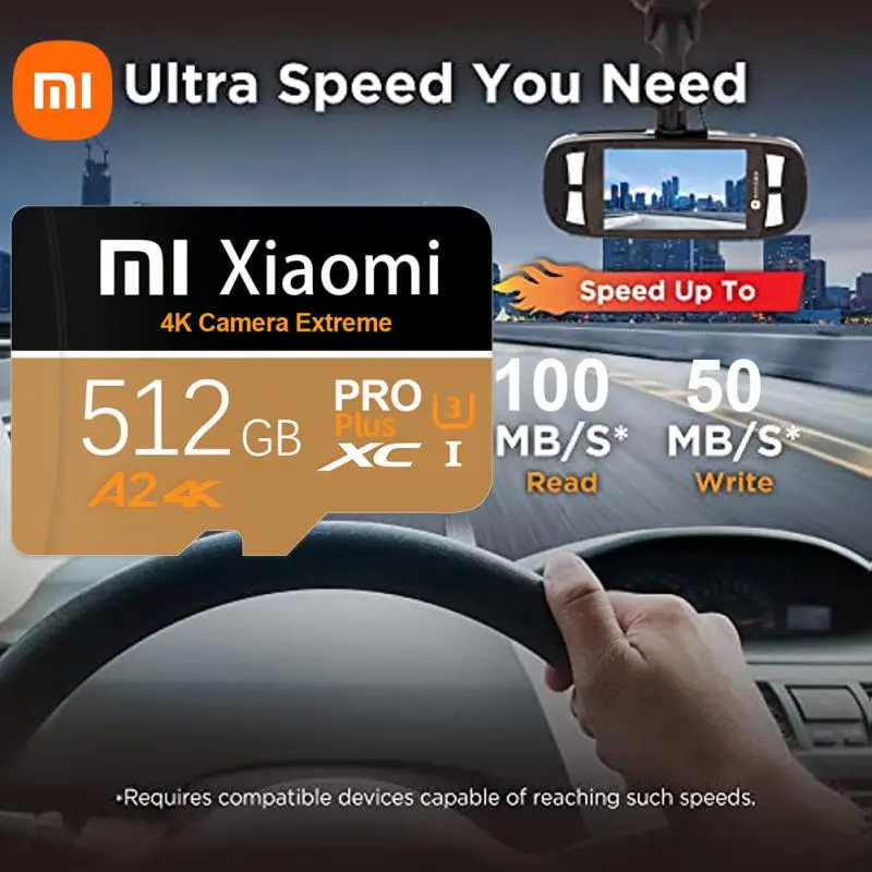 Mijia xiaomi 1TB Class10 Micro TF SD Card 2TB Memory Card 128GB 256GB 512GB A2 4K V30 Video Card For Drones Camera Original