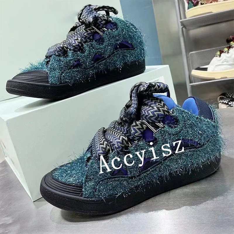 Unisex Spring Flat Thick Sole Casual Shoes Snake Skin Pattern Real Leather Lace Up Sneakers Breathable Outdoor Vacation Shoes