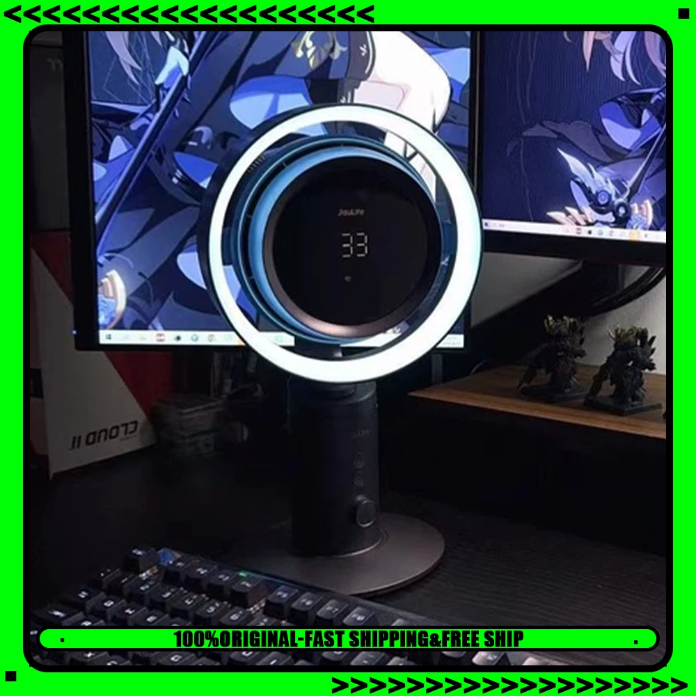 JisuLife Pro3 Desktop Small Fan H11 Grade Air Purification Frequency Conversion Natural Wind Desktop Fan 3D Circulating Wind