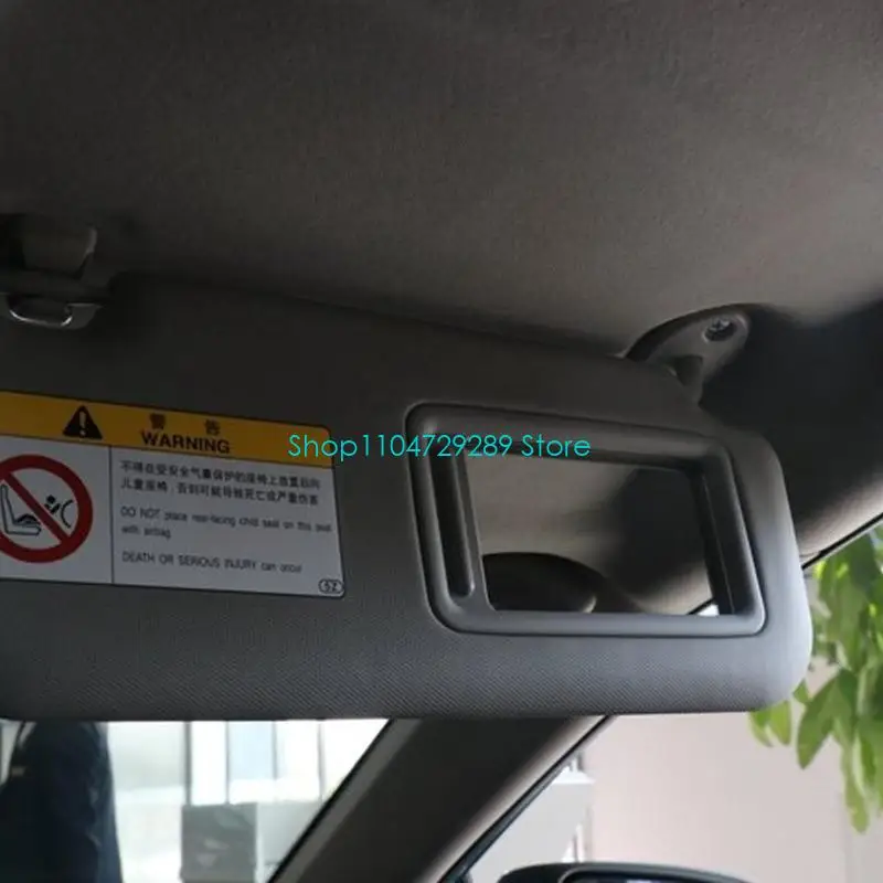 D8KE TEARPROOF CAR SUNVISOR الظل السهل تركيب الحماية من الحرارة المدمجة في المرآة #5