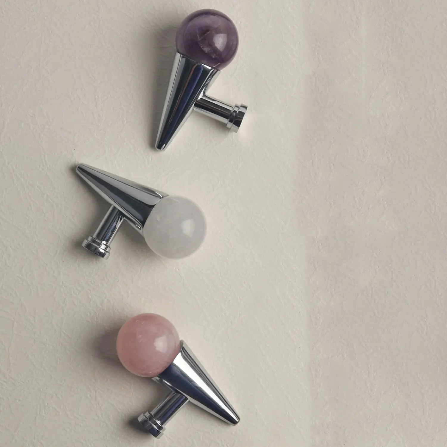 Natural StoneCreative Cabinet Handles Pink Crystal Drawer Dresser Knobs Light Luxury Brass Wardrobe Pulls Furniture Hardware