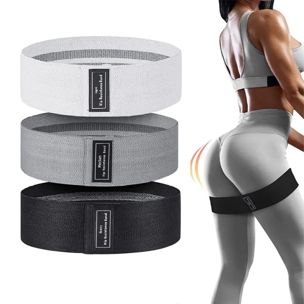 Ring Shape Resistance Band Good Resilience High Strength Reusable Flexible High Elastic Booty Bands for Gym