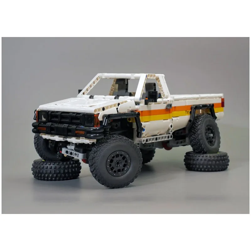 MOC-127170 New Classic Cargo Transport Small Truck Building Block Model, 1255 Parts, Boys' Children's Birthday Gift Toy