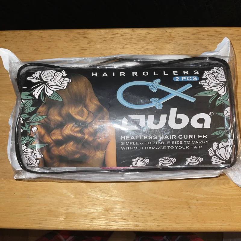 

2Pcs Tik Tok Heatless Hair Curlers No Heat Hair Styling Tool Flexi Rods Headband