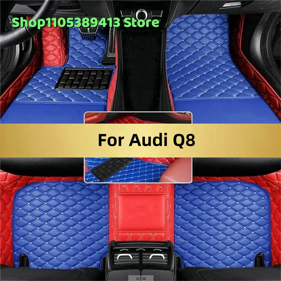 

Индивидуальные автомобильные коврики из искусственной кожи для Audi Q8 2026 2025 2024 2023 2022 2021 2020. Аксессуары для авто, коврики, ковровые покрытия.