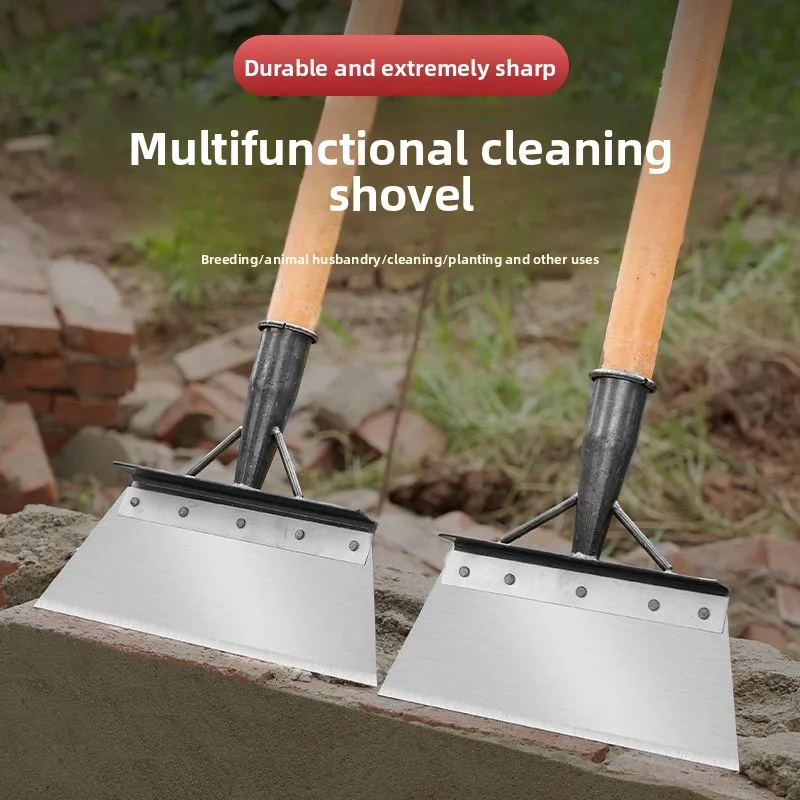 Large Livestock Manure Shovel Farm Breeding Chicken Pig Manure Scraping Cleaning Shovel Ranch
