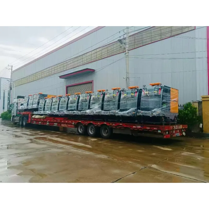 New Ride-On Double Brush Industrial Sweeper Wear-resistant High Density Nylon Side Brush Electric Dust Cleaning Machine