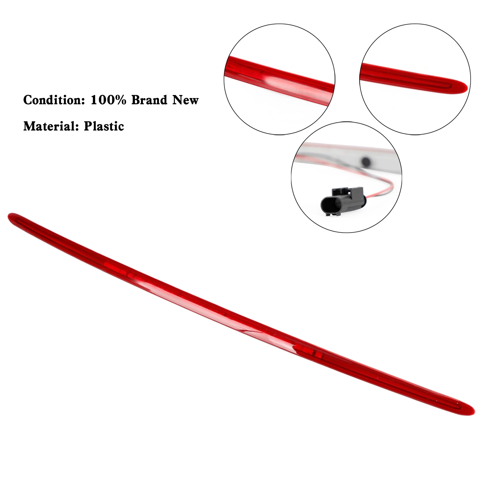 Artudatech Third Brake Light w/ Red Lens 63257167413 For Mini Cooper R55 Wagon Car Accessories