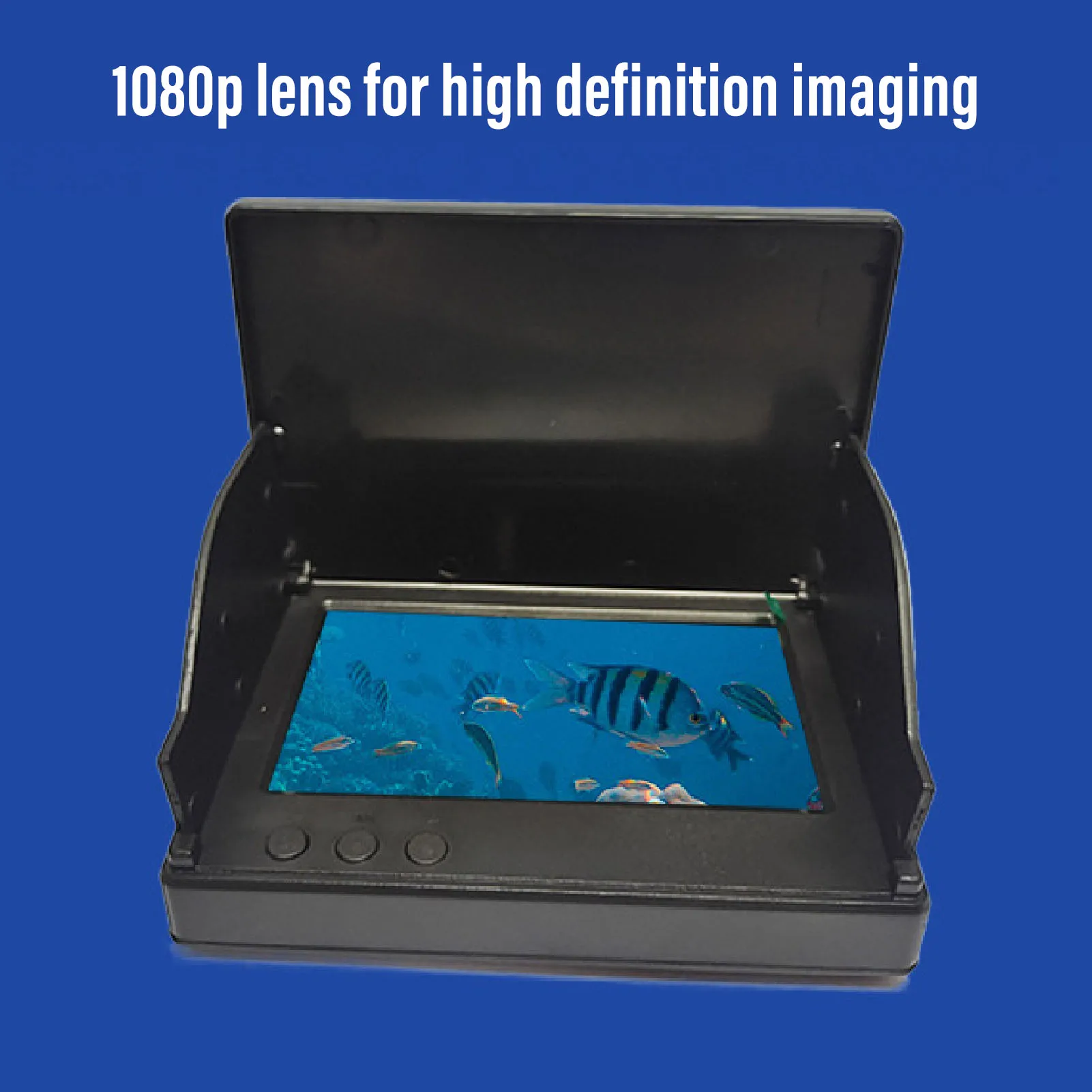 어군탐지기 카메라 수중 낚시 카메라 1080P 4.3인치 화면 30m 케이블 초광각 렌즈 얼음낚시 탐지기