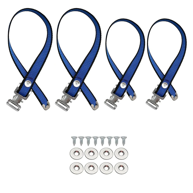 Hot 4PCS Drywall Stilts Straps, Adjustable Drywall Foot Band Straps Kit,Replacement Part For Stilts