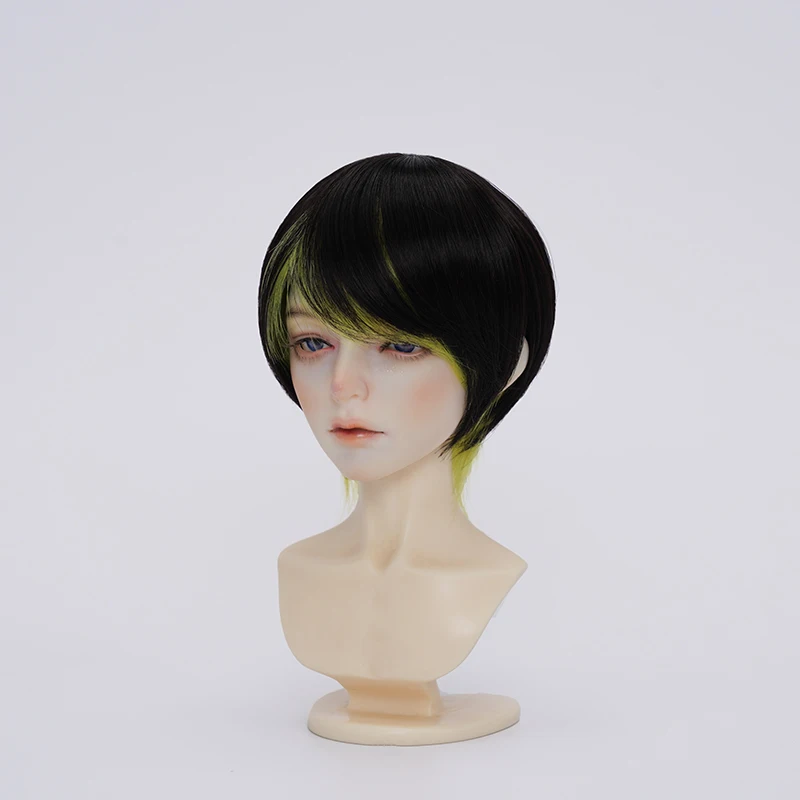 BJD doll wig suitable for 1/3 1/4 1/6 size wig soft silk juvenile hair color matching short hair BJD doll wig doll accessories