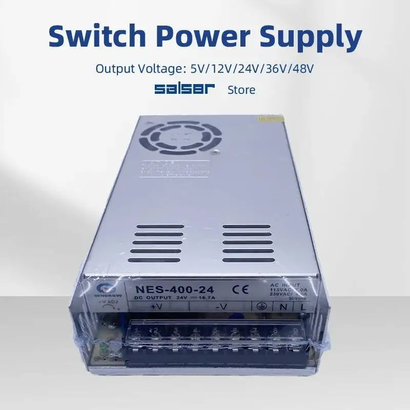 250/350/400/500/600W Single Output Switch Power Supply 5/12/24/36/48V Security Defence Monitor Camera LED Strip