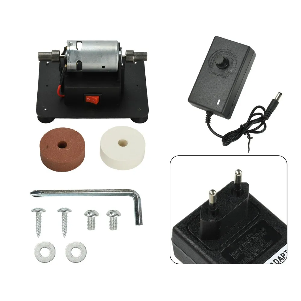 100W 7‑Speed Adjustable Mini Electric Sharpener 100‑240V Suction Base Multifunctional Polishing Rust Removal Grinding Machine