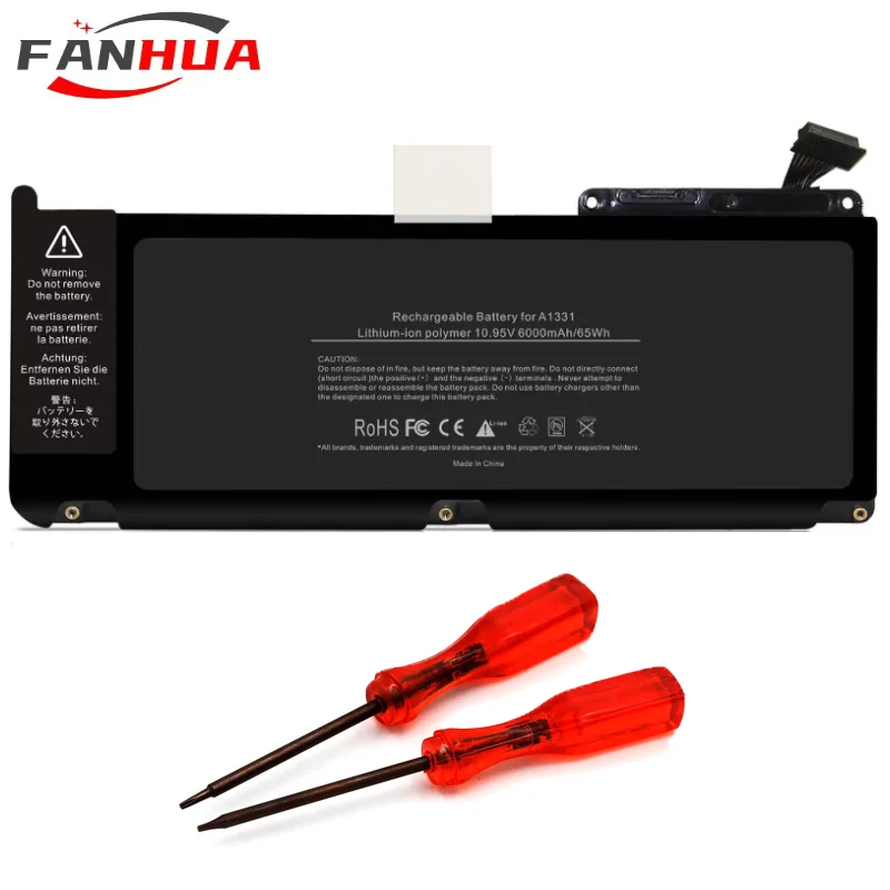 10.95V 65Wh A1331 Pin Cho Apple MacBook Unibody 13 "A1342 Cuối Năm 2009 / Mid 2010 6000MAh MC207LL/Một MC516LL/661-5391