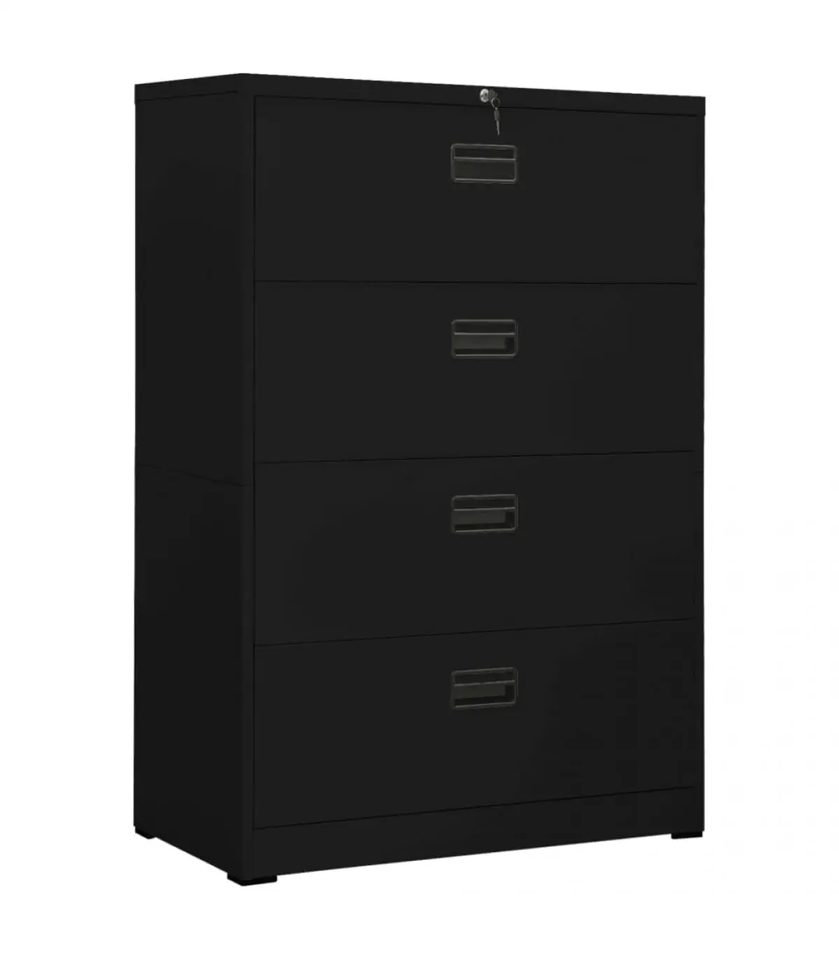 Filing cabinets black steel filing cabinet 90x46x134 cm