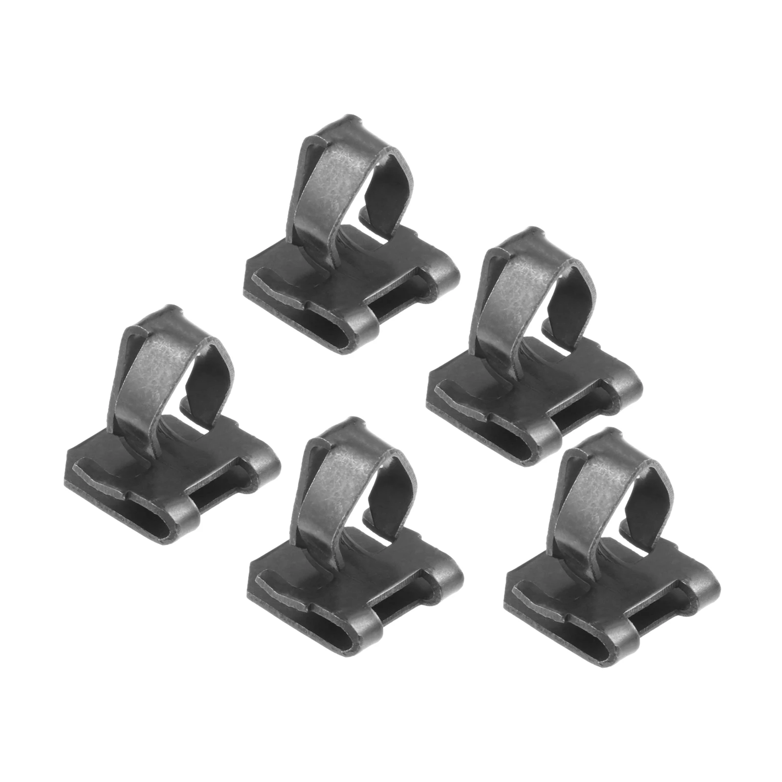 5Pcs Black Car Trunk Rear Tailgate Interior Panel Metal Iron Clips