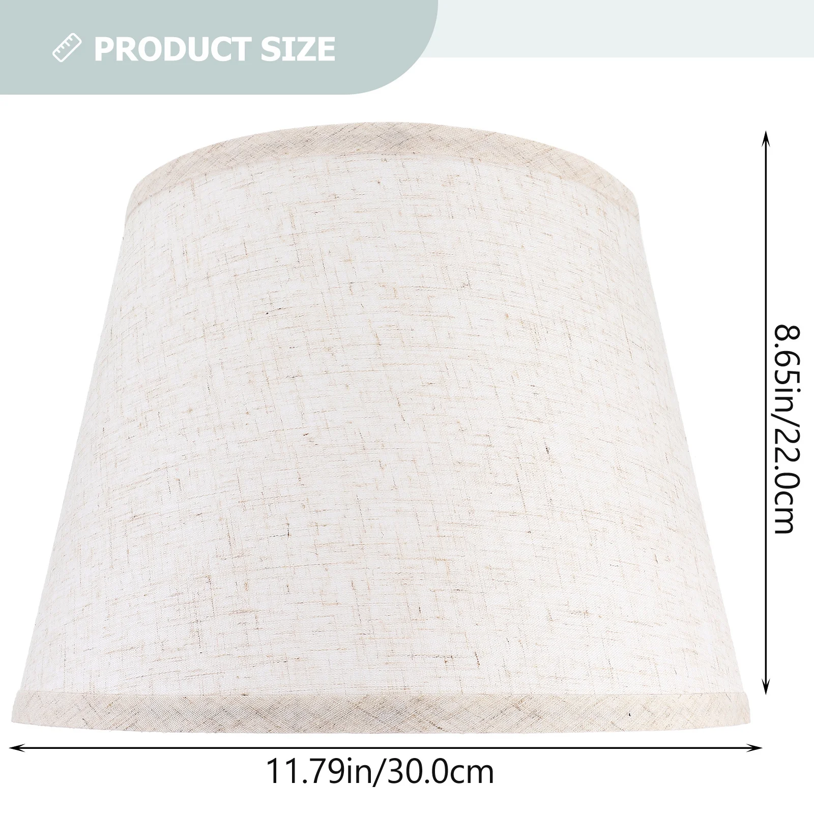 Abajur pequeno de linho, capa para lâmpada de mesa, destacável, sombra para mesa de chão, lâmpadas de parede, acessório de luz interna