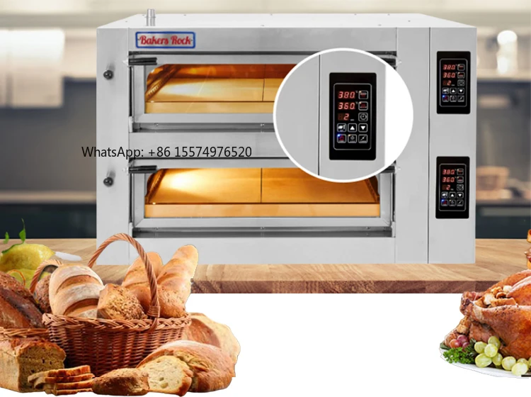 2026 New Pizza Oven, Electric Dual-Use, Fast Heating, Commercial Layered Oven, New Bread Baking Machine, Layered Pizza Oven