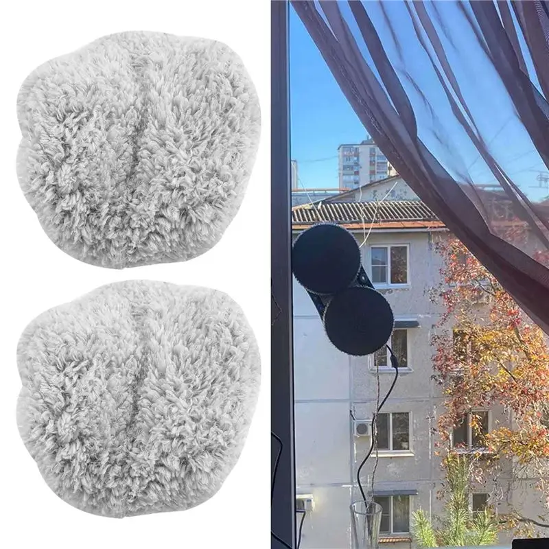 A96K-160Pcs For Hobot 188 198 388 DBOT W120 Window Cleaner Cleaning Cloth Windows Cleaning Robot Mop Rag Vacuum Accessories