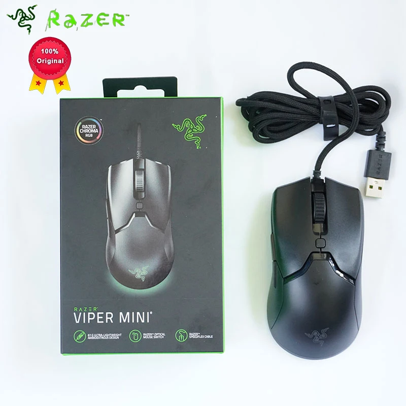 RAZER ? Mini câble vénitien pour souris de jeu, édition spéciale, capteur optique 8500DPI, câble lumineux, périphérie d'ordinateur RAZER ? Mini câble vénitien pour souris de jeu, édition spéciale, capteur optique 8500DPI, câble lumineux, périphérie d'ordinateur