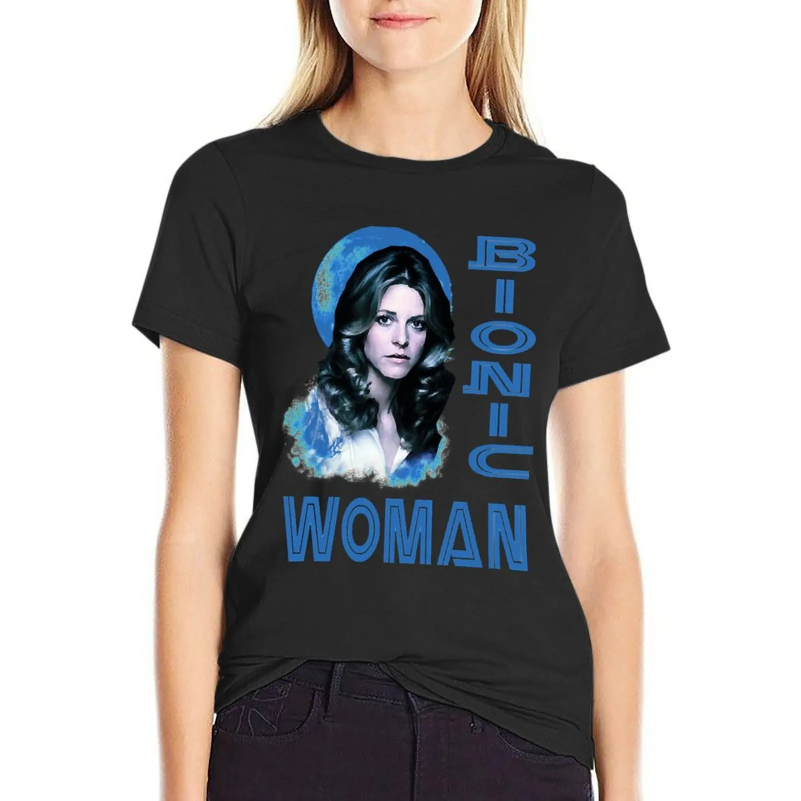 

Bionic Woman Classic T-Shirt customizeds Aesthetic clothing funnys western t shirts for Women