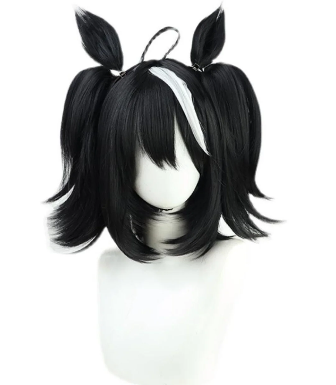 Cosplay Uma Musume Pretty Derby Kitasan Wig Anime game party ponytail wig