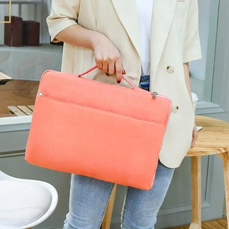 حقيبة كمبيوتر محمولة حقيبة يد لأجهزة الكمبيوتر المحمول مقاس 13-15.6 بوصة حقيبة حمل واقية عالمية حقائب عمل 547A