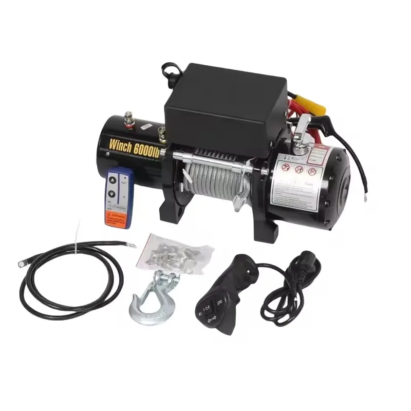 

High Quality Warehouse Use Electric Winch Boat Car Truck ATV/UTV 500 lb Pull Auto 12V 24V 48V Small Electric Winch