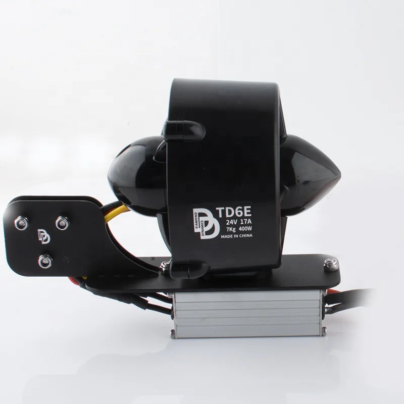 IP68 กันน้ํา ROV Thruster 24V 400W มอเตอร์แบบไม่มีแปรง |   อะแดปเตอร์สแตนเลสแรงขับขนาด 7 กก |   สําหรับเรือโดรนใต้น้ํา/AUV/RC