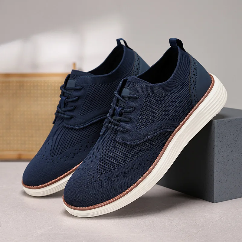 Outdoor Lightweight Men's Sneakers Running Shoes Anti-Slip Casual Sneaker Breathable Walking Sport Man Shoes Mesh Athletic Shoes - Image 4