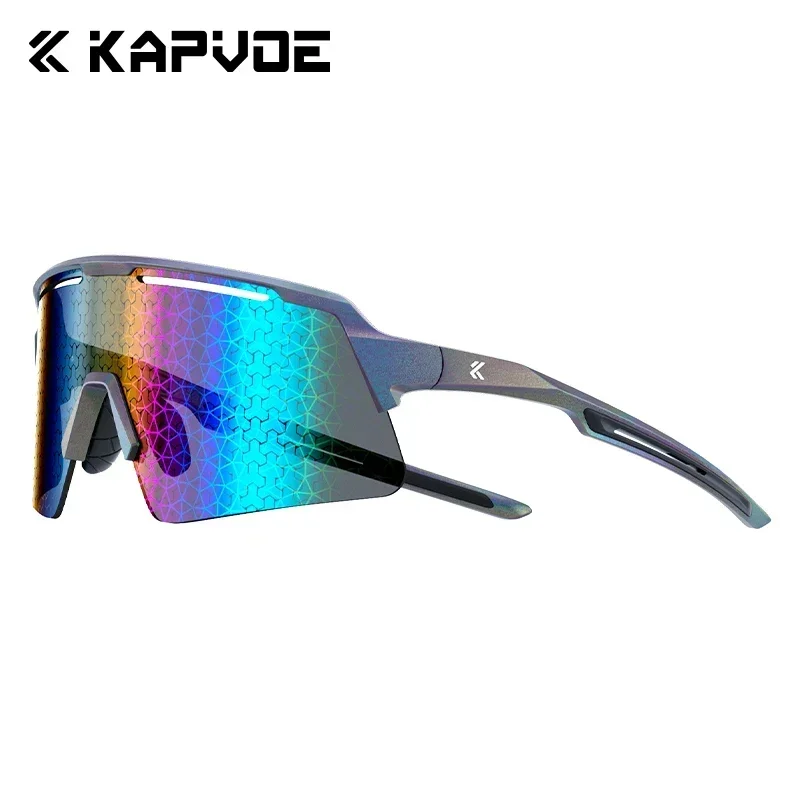 

Kapvoe New Sports Sunglasses Fashion Bicycle Cycling Glasses Men Women Bike Goggles UV400 Eyewear Running Hiking Driving 2026