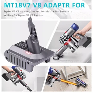 Adaptor Baterai Bonacell untuk Baterai Makita BL1830 18V ke Adaptor Dyson V7/V8 dengan Baterai Alat Lithium Seri Dyson V7 / V8 6 adaptor baterai dyson penjualan terbaik - №