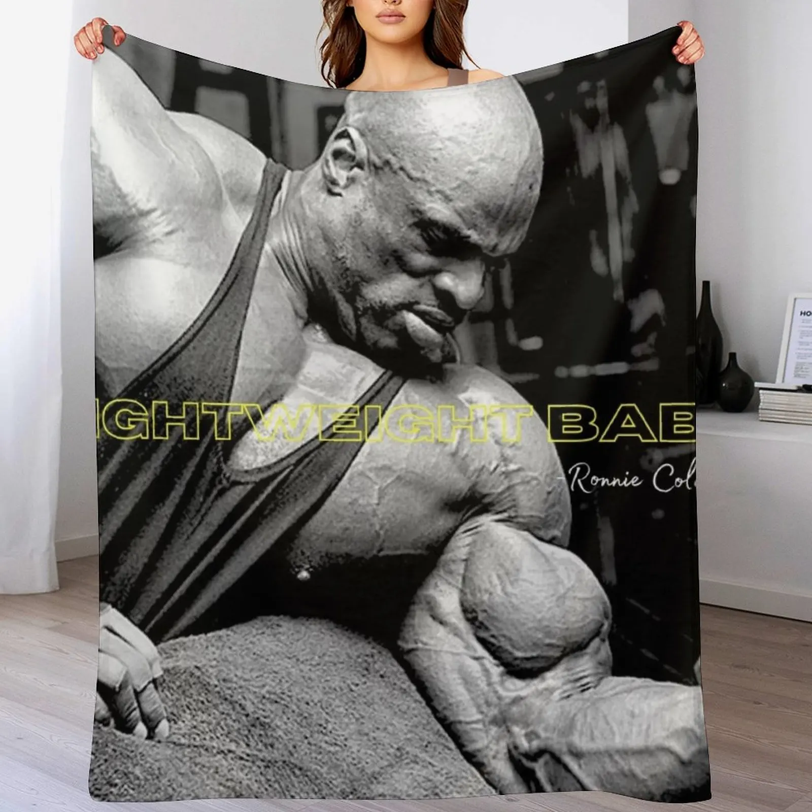 

RONNIE COLEMAN - LIGHTWEIGHT BABY Throw Blanket Warm Throw Blanket Gift for Anniversary