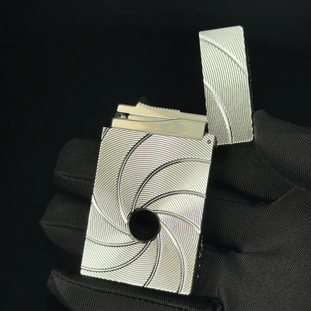 007 lighter Black Hole Swirl Metal custom-made lighters, limited edition collaborations,Cigarette accessories Men's gifts - view 6